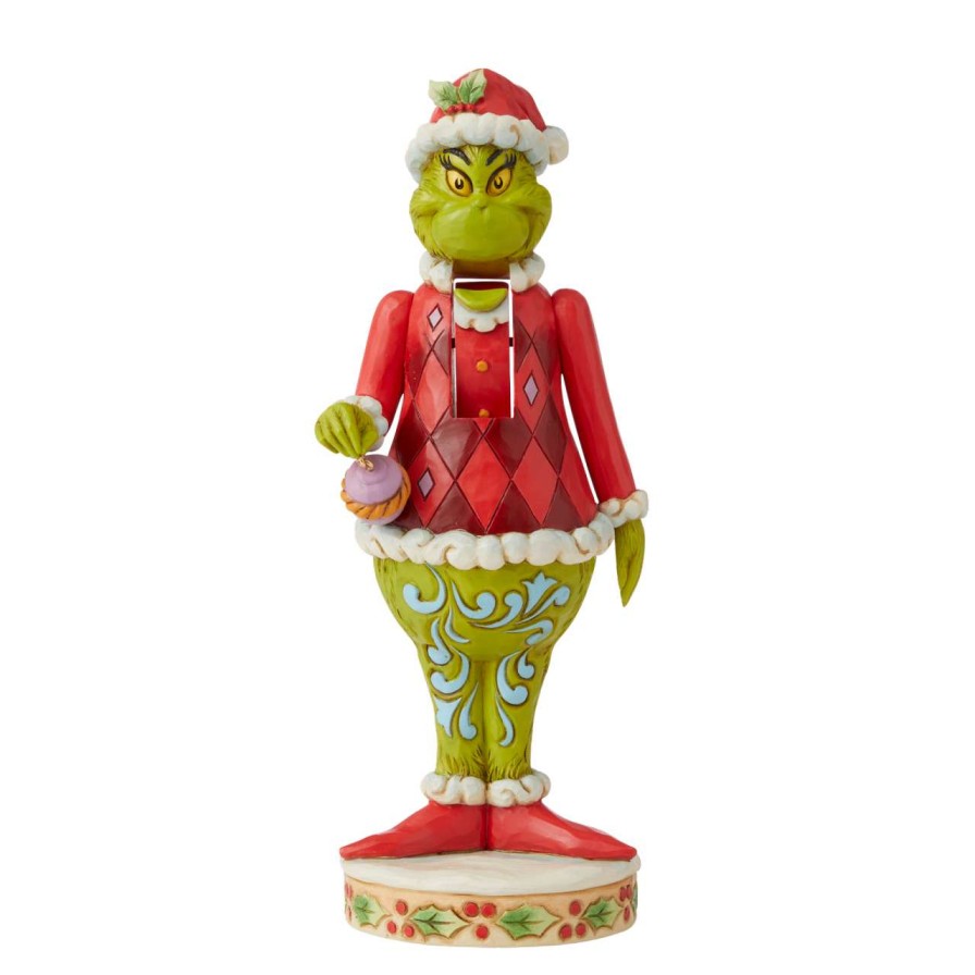 Figures & Figurines * | Universal Figurine By Jim Shore Grinch Nutcracker 6009199 Disney Discount Online