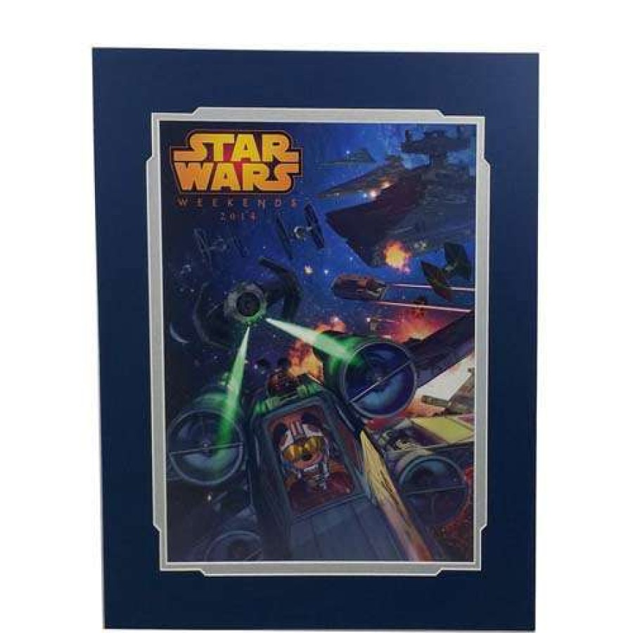 Prints And Signs * | Discounts Disney Deluxe Print Star Wars Weekends 2014 Logo