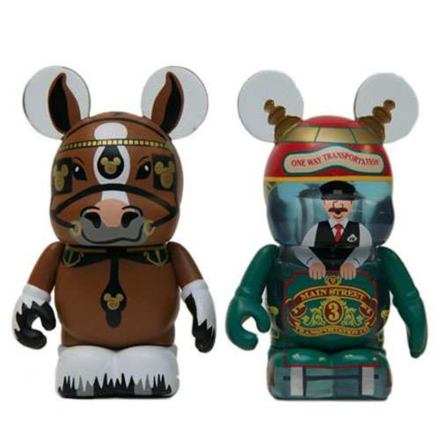 Figures & Figurines * | Sale Disney Vinylmation Set Trolley Two Piece Set 3