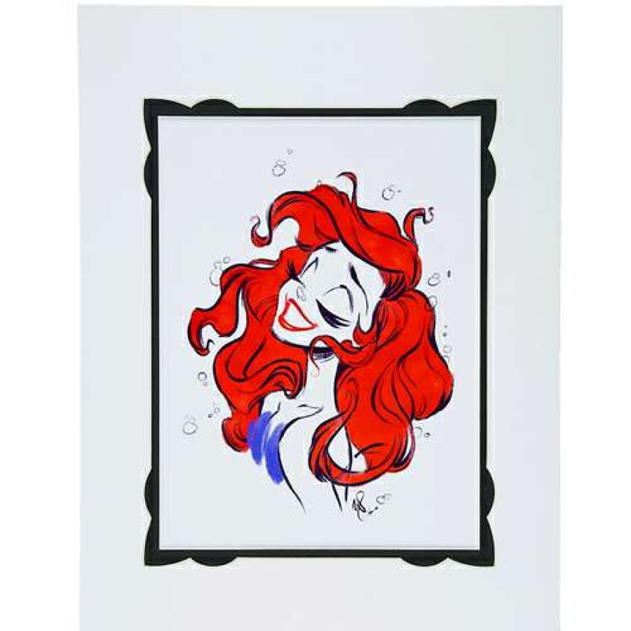 Prints And Signs * | High Quality Disney Deluxe Print Ariel We'Re Out To Discovah By Whitney Pollett