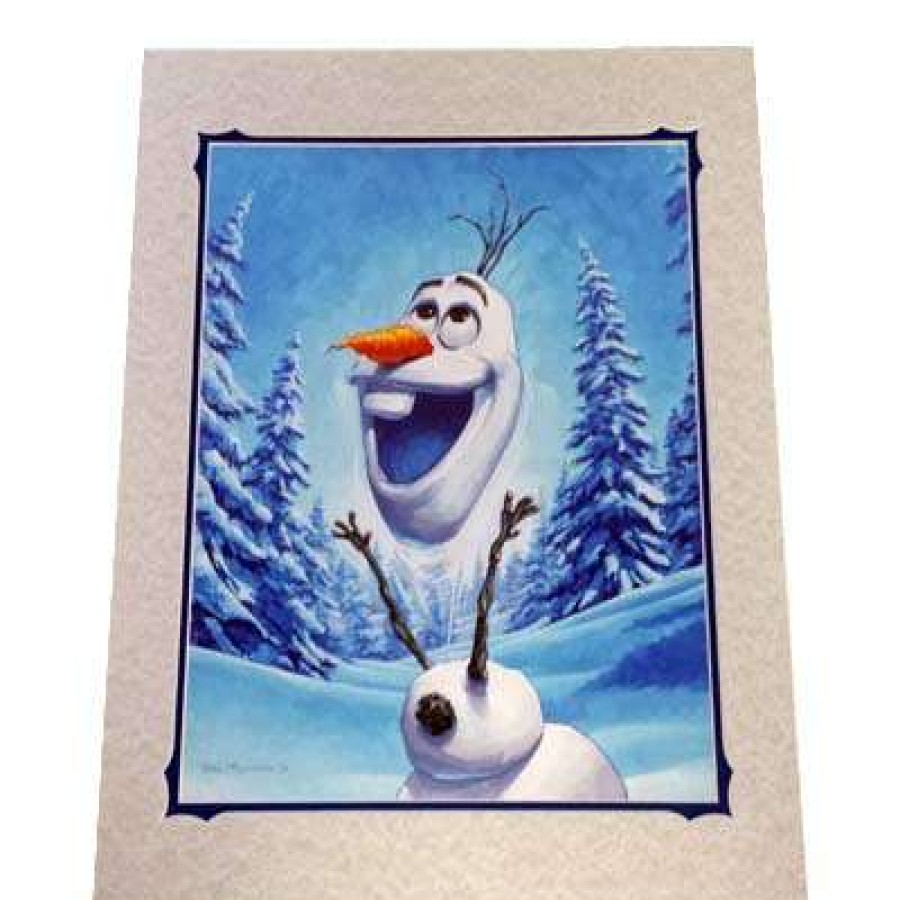 Prints And Signs * | Large Choice Disney Artist Print Greg Mccullough Disney'S Frozen Olaf