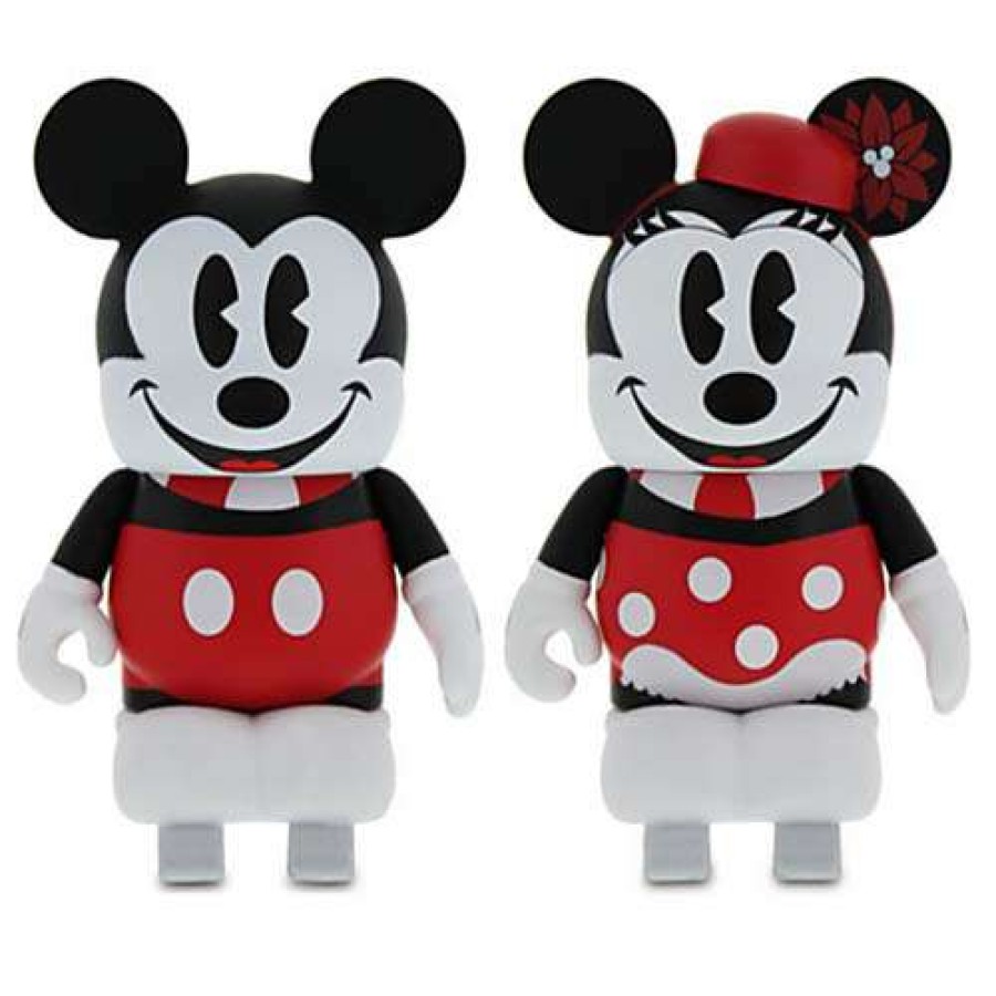 Figures & Figurines * | Disney Vinylmation Set Mickey And Minnie Mouse Skating 3 Figure Excellent