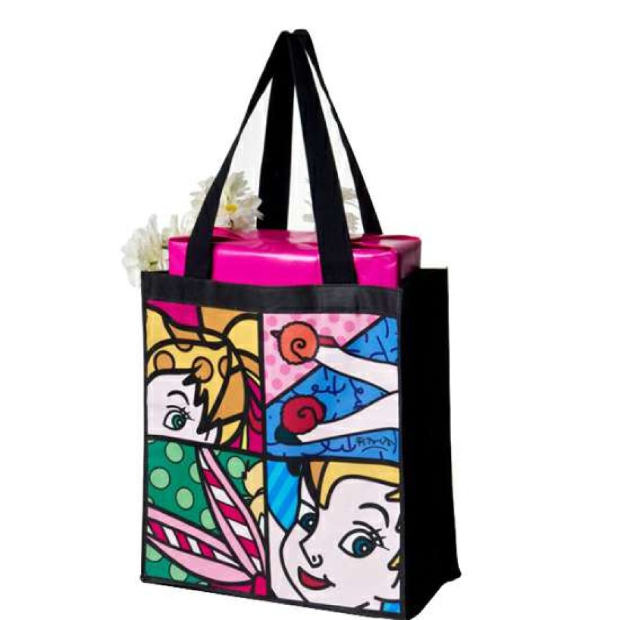 Figures & Figurines * | Disney By Britto Tote Bag Tinker Bell Best Sale