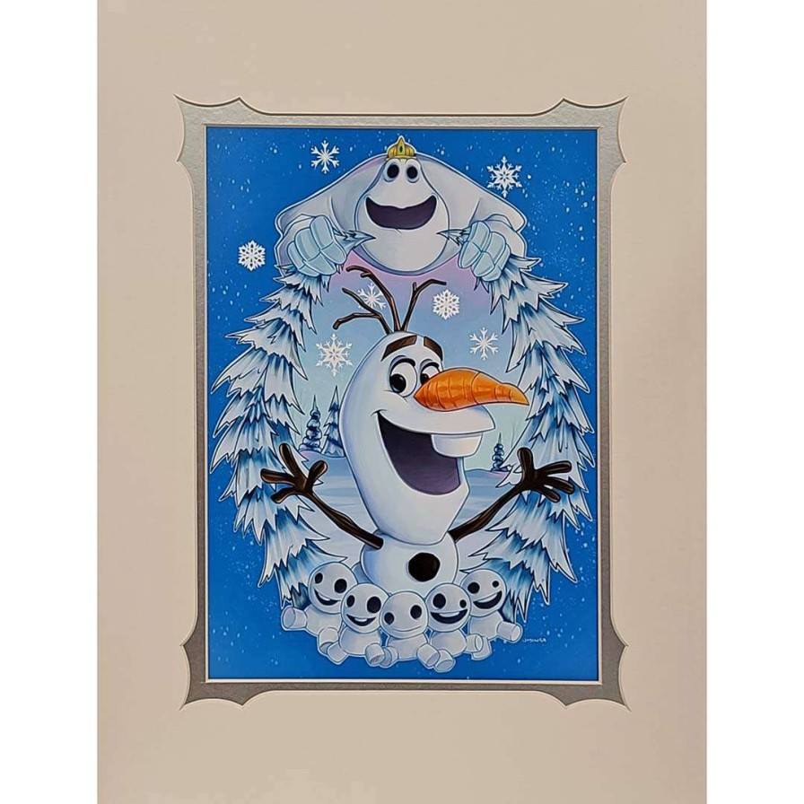 Prints And Signs * | Quick Delivery Disney Artist Print Chris Uminga Olaf