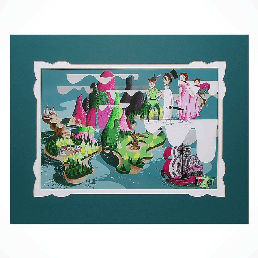 Prints And Signs * | Promotion Disney Artist Print Mcbiff Take Me To Neverland