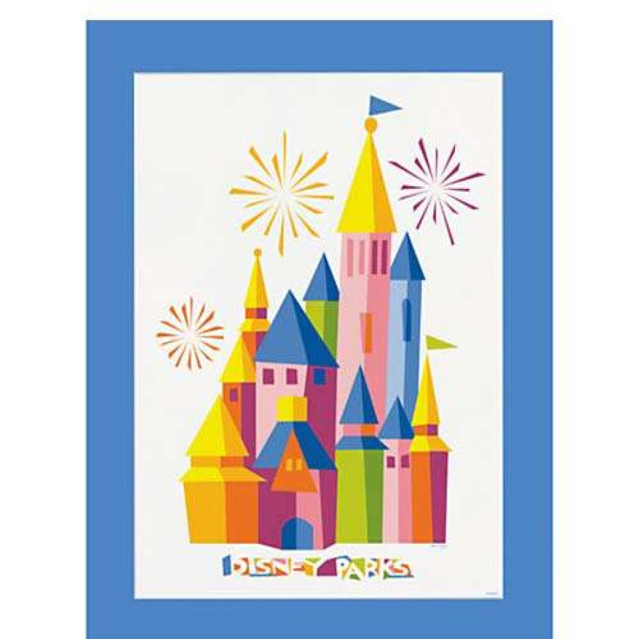 Prints And Signs * | Shop Disney Artist Print Patty Landing Disney Parks Castle 2014