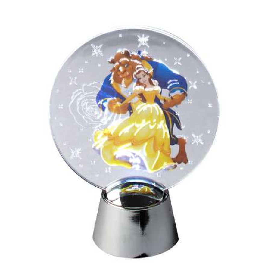 Figures & Figurines * | Disney Led Figurine Beauty & The Beast Light Up Holidazzler Promotions