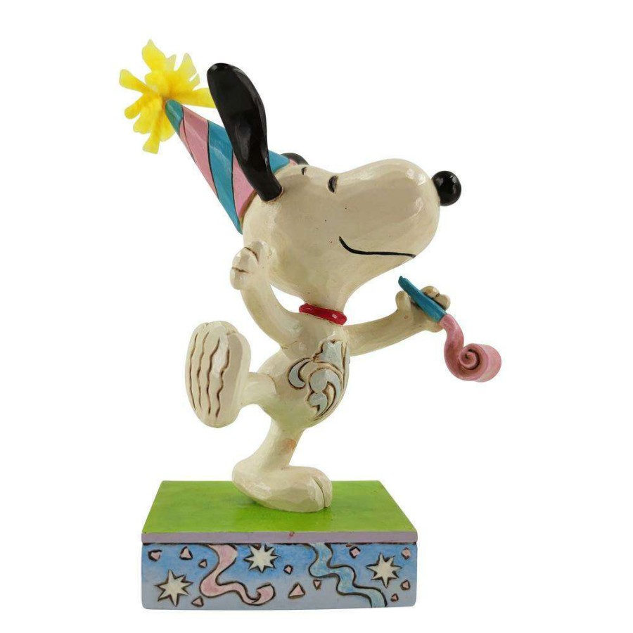 Figures & Figurines * | Disney Online Peanuts By Jim Shore Snoopy Birthday