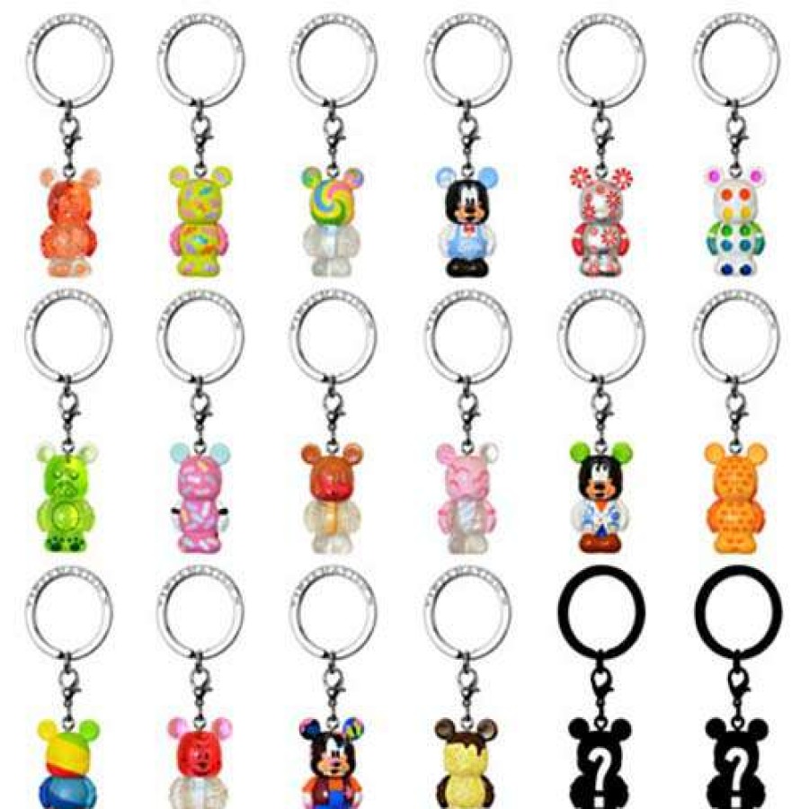 Figures & Figurines * | Disney Vinylmation Jr Keychain Figure Series 8 Candy Co Specific Free Delivery