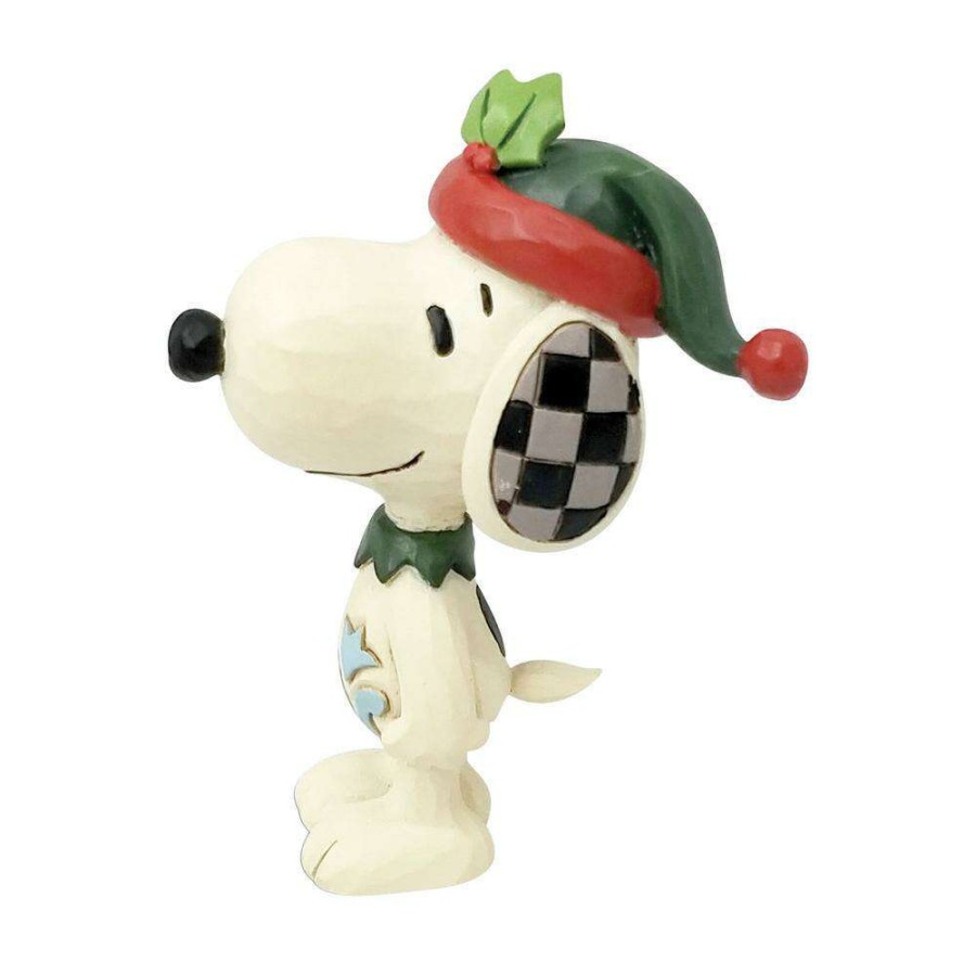 Figures & Figurines * | Disney Promotions Peanuts By Jim Shore Mini Snoopy Elf