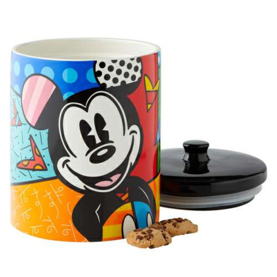 Figures & Figurines * | Disney By Britto Mickey Mouse Cookie Jar Special Offers