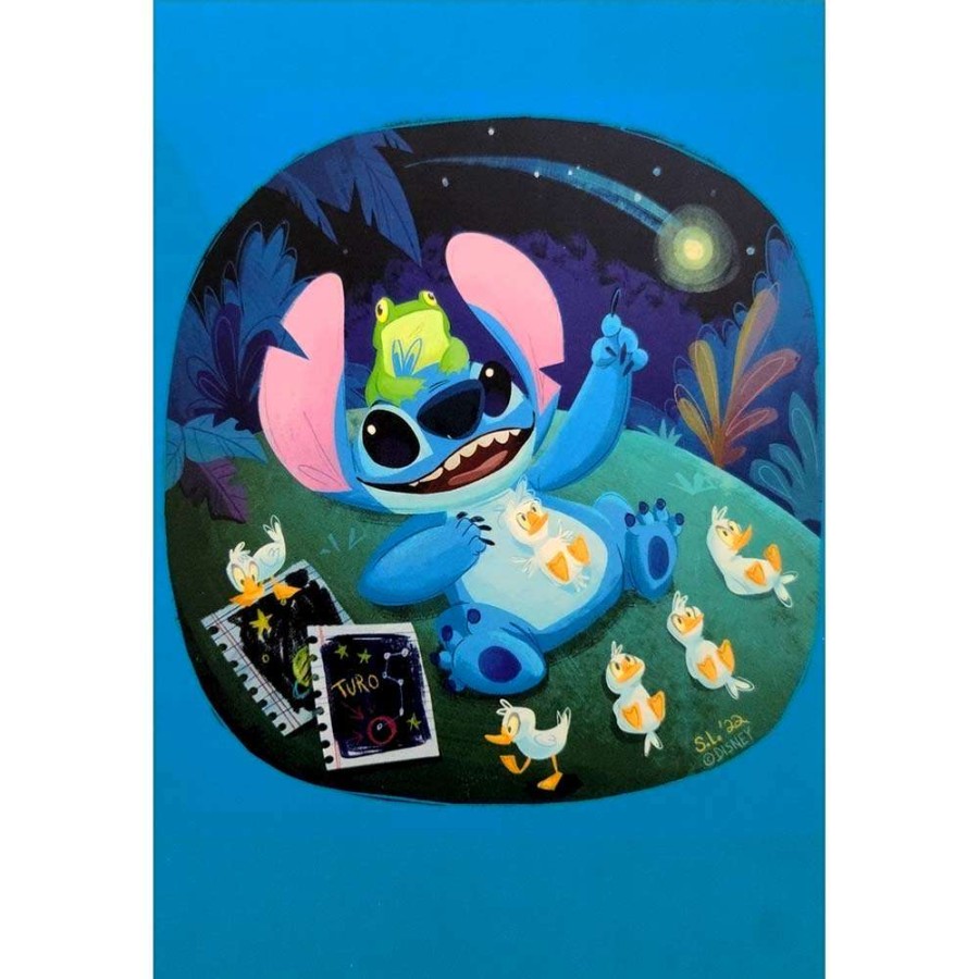 Prints And Signs * | Discount Disney Print Stephanie Laberis Ohana Star Party