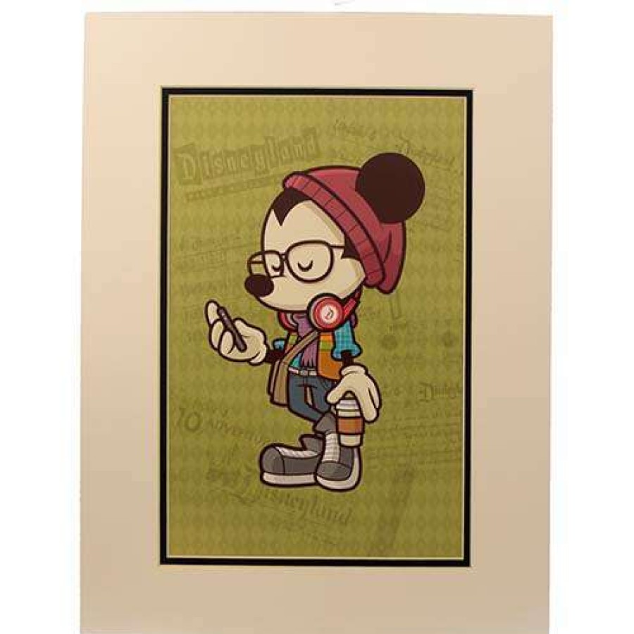 Prints And Signs * | Top Sellers Disney Artist Print Jerrod Maruyama Happiest Hipster On Earth