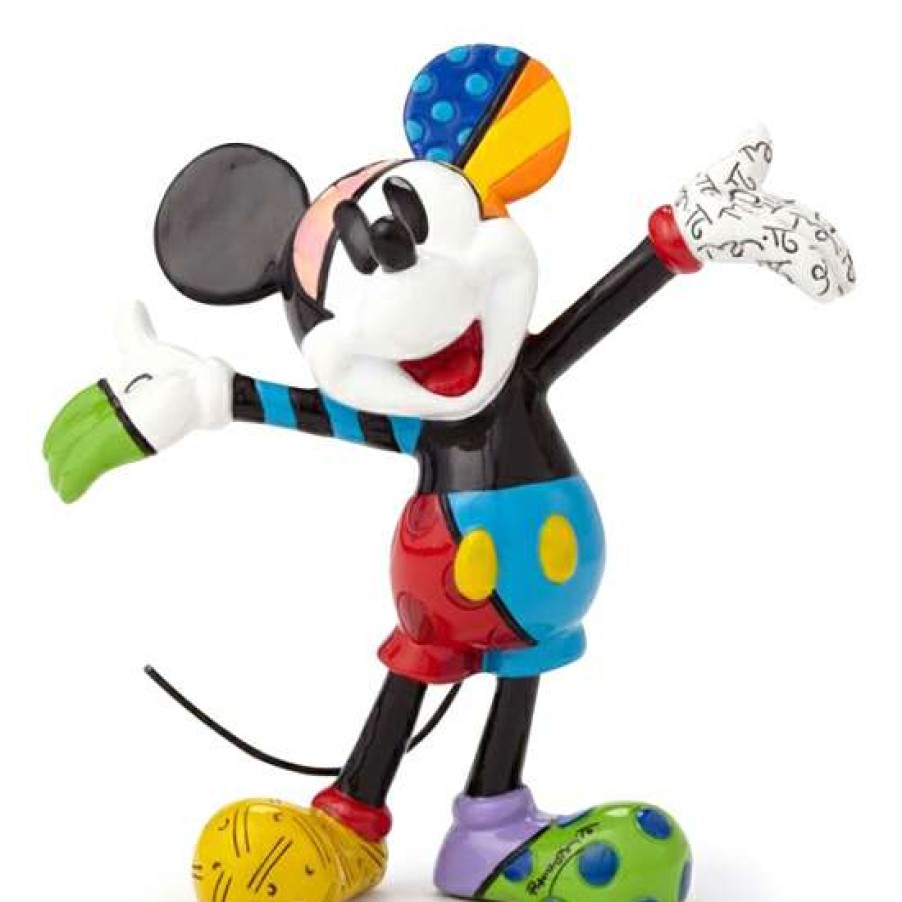 Figures & Figurines * | Disney By Britto Figurine Mickey Mouse Mini Fig Hot Selling