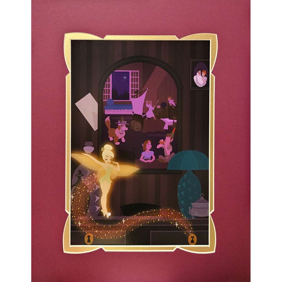 Prints And Signs * | Official Disney Artist Print Ashley Taylor Happy Thoughts And Pixie Dust