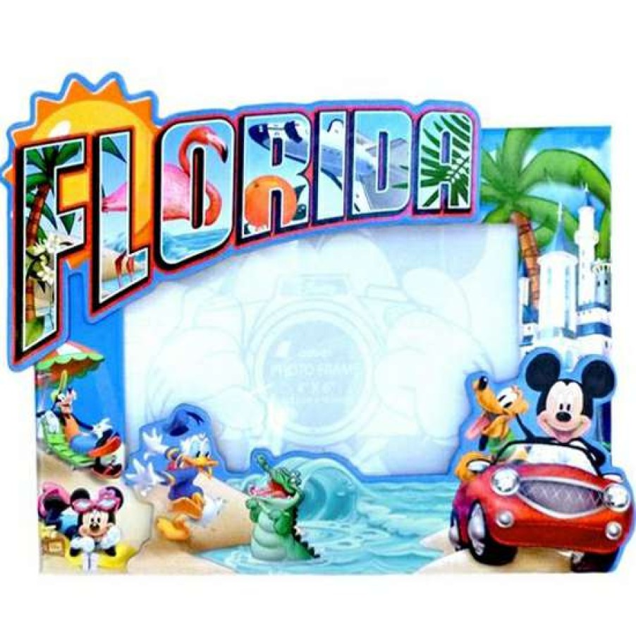 Prints And Signs * | Sale Online Disney Picture Frame 4 X 6 Mickey & Gang Postcard Moments