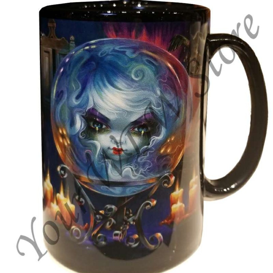 Prints And Signs * | Best Sale Disney Coffee Cup Mug Jasmine Becket Griffith Madame Leota