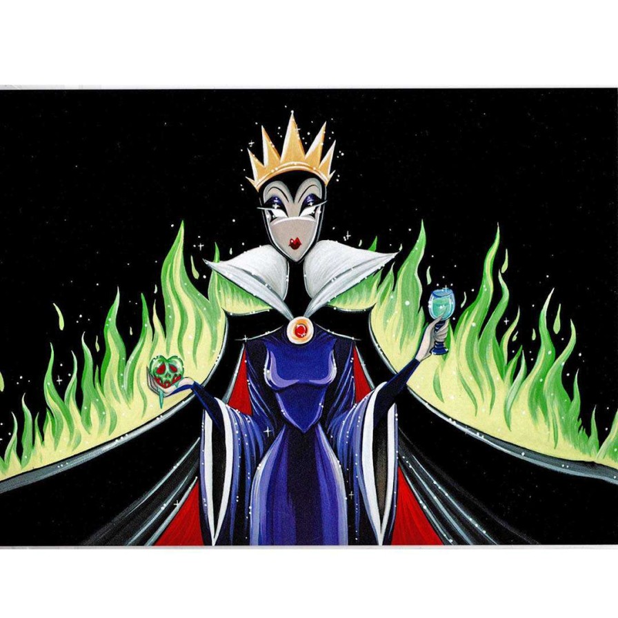 Prints And Signs * | Excellent Disney Postcard Stefani Rabideaux The Sleeping Death