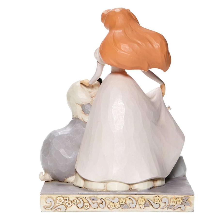 Figures & Figurines * | Disney Traditions By Jim Shore White Woodland Ariel With Max Discount