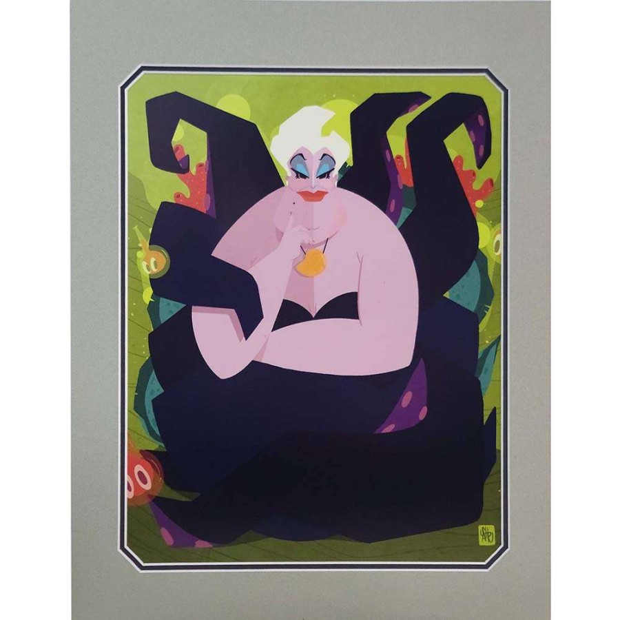 Prints And Signs * | Attractive Disney Print Shar Tui'Asoa The Sea Witch