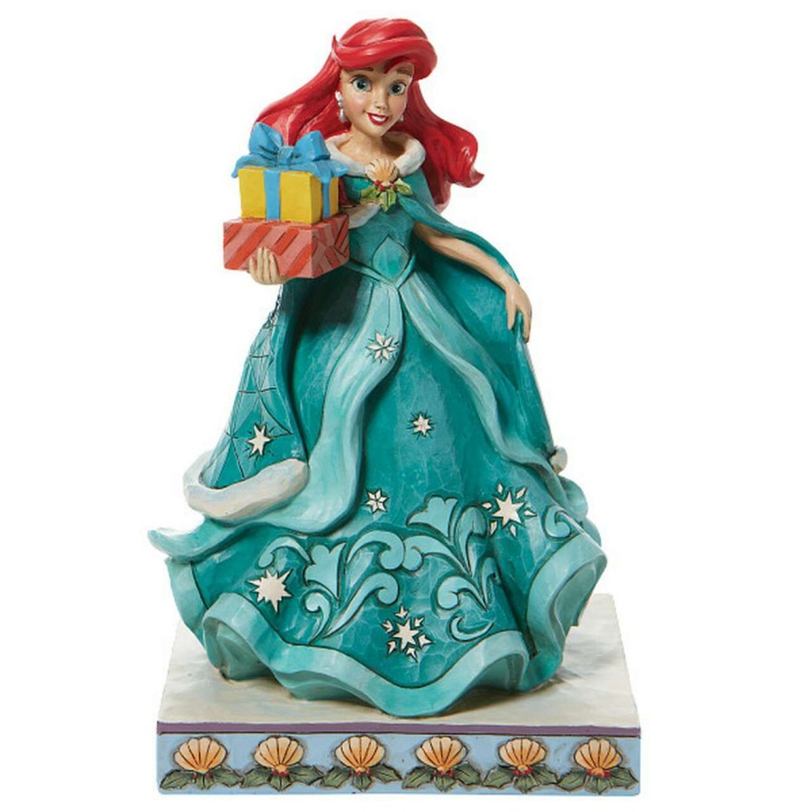 Figures & Figurines * | Disney Traditions By Jim Shore Figure Ariel With Gifts Of Song Less Expensive