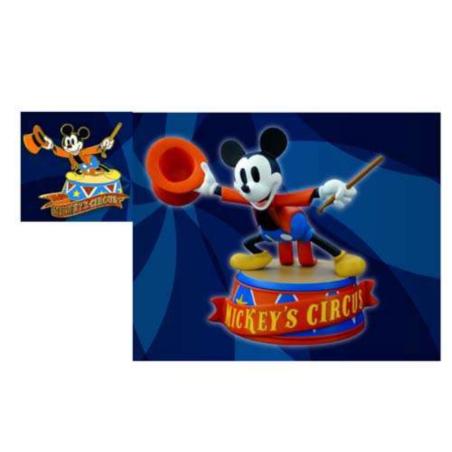 Figures & Figurines * | Disney Mickey'S Circus Pin And Figure Set Ringmaster Mickey Mouse Closeout Sale