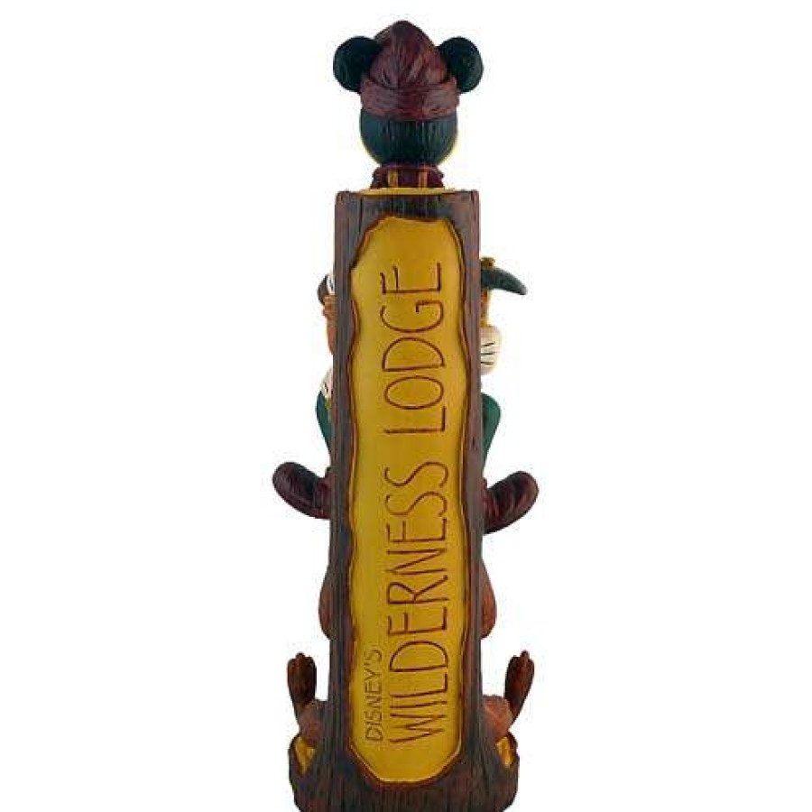 Figures & Figurines * | Excellent Disney Figurine Wilderness Lodge Mickey & Friends Totem Pole