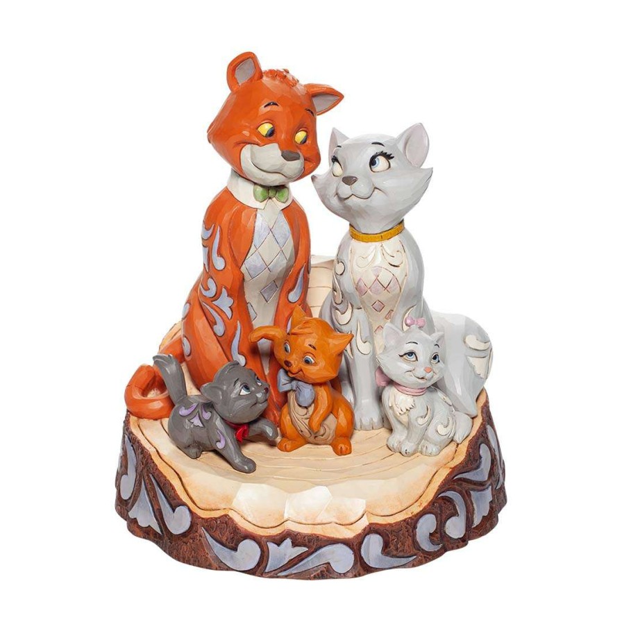 Figures & Figurines * | Disney Jim Shore Traditions Aristocats Carved By Heart Exclusive