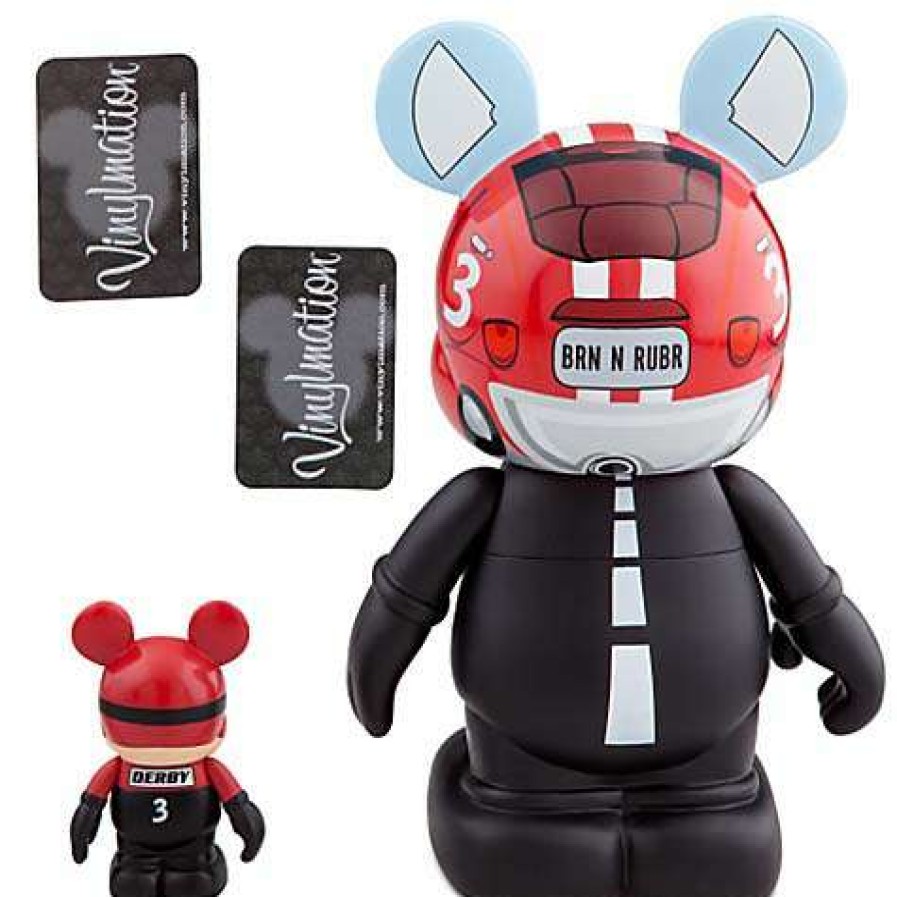 Figures & Figurines * | Quick Delivery Disney Vinylmation 9 Figure Combo Urban 5 Car And Driver