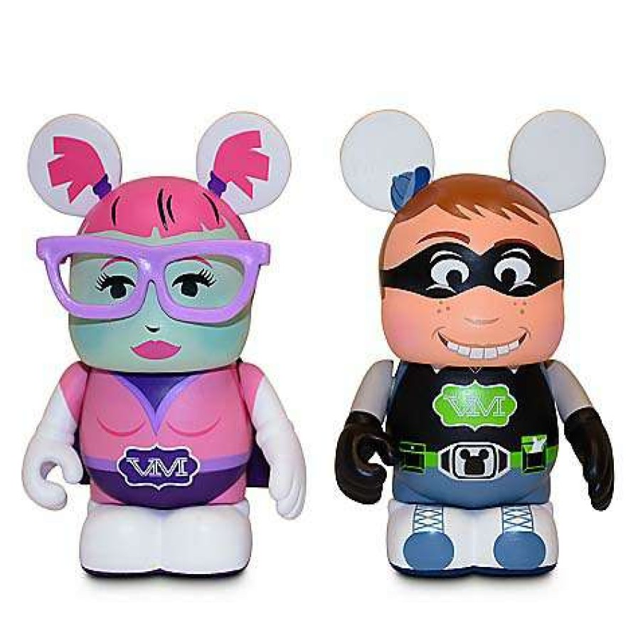 Figures & Figurines * | Promotions Disney Vinylmation Figure Set Urban Series #3 Comic Con Boy & Girl