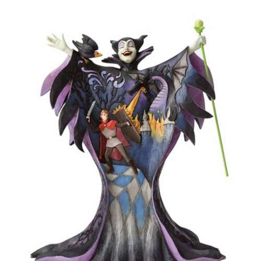 Figures & Figurines * | Store Disney Traditions By Jim Shore Maleficent With Scene