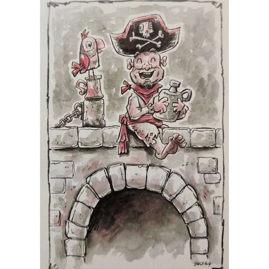 Prints And Signs * | Shop Disney Print David Buckley Pirates Of The Caribbean Dirty Foot