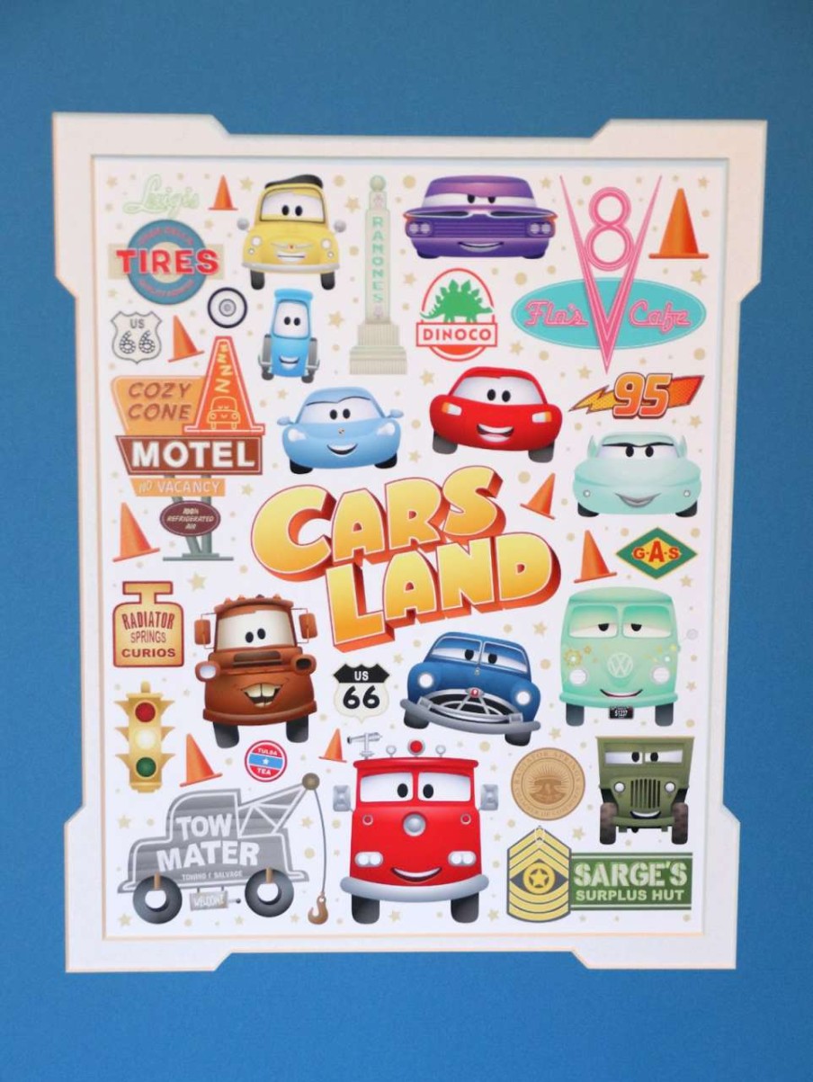 Prints And Signs * | Sale Online Disney Artist Print Cutest Little Town In Carburetor County By Jerrod Maruyama