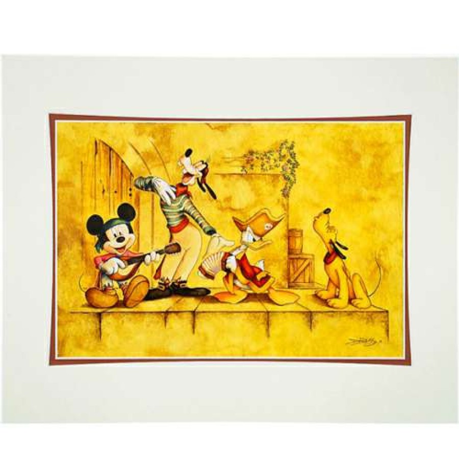 Prints And Signs * | New Arrivals Disney Deluxe Artist Print A Pirates Life By Doug Bolly