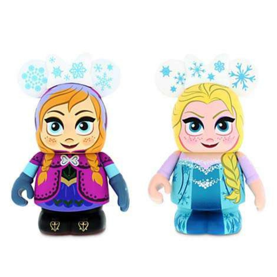 Figures & Figurines * | Disney Vinylmation Set Frozen Anna And Elsa Free Delivery