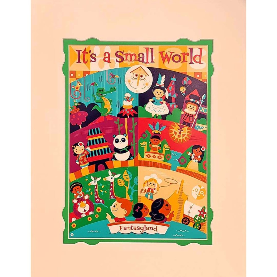 Prints And Signs * | Clearance Disney Artist Print Dave Perillo It'S A Small World