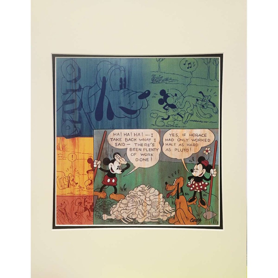 Prints And Signs * | Shop Disney Artist Print Costa Alavezos Pluto Rival