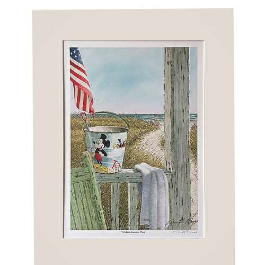 Prints And Signs * | Shop Disney Artist Print David Doss Mickey'S American Pride