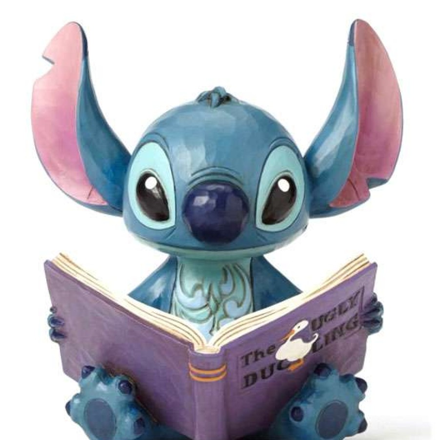 Figures & Figurines * | Store Disney Traditions By Jim Shore Stitch With Story Book