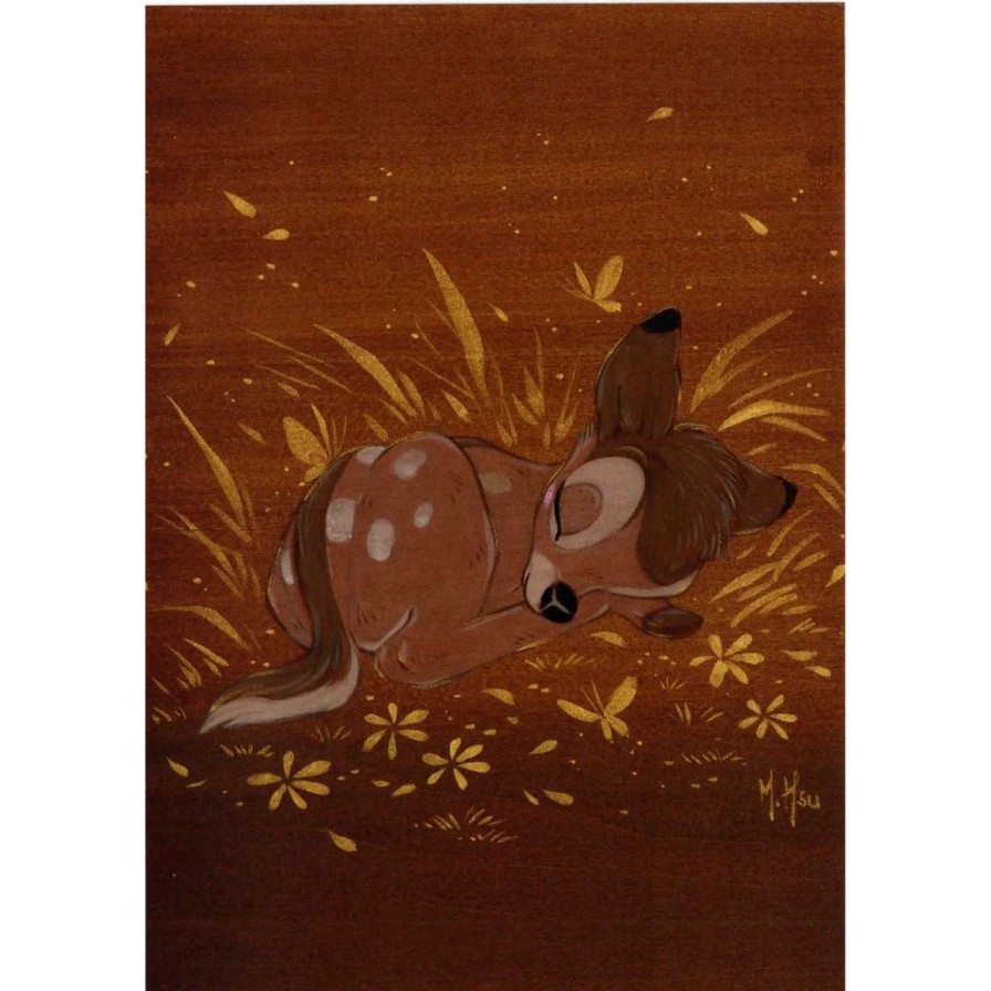 Prints And Signs * | Excellent Quality Disney Postcard Martin Hsu Bambi