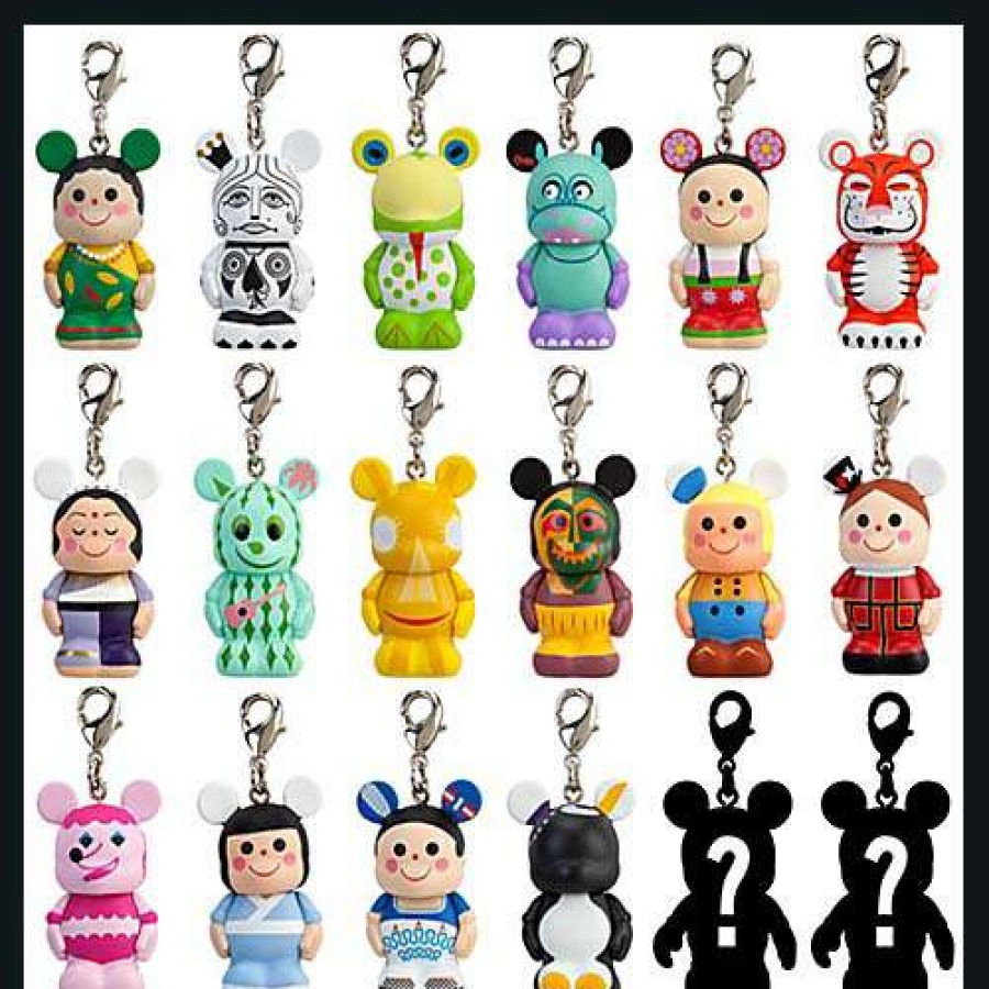 Figures & Figurines * | Shop Disney Vinylmation Jr. Keychain Figure Series 4 Small World Random