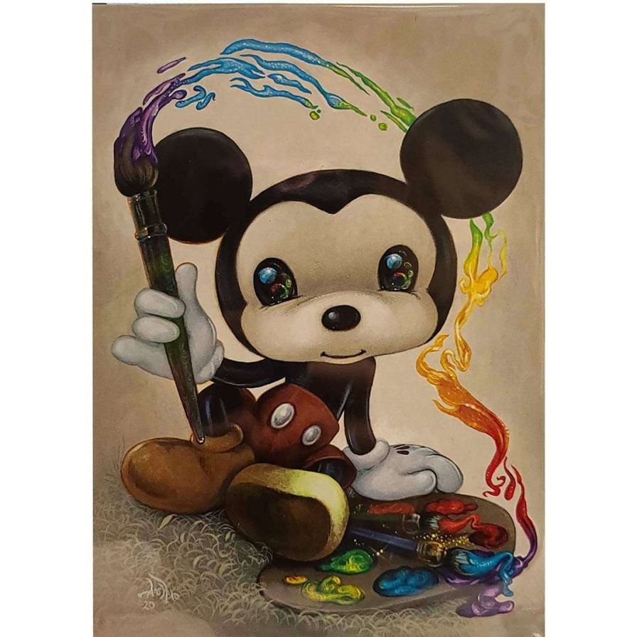 Prints And Signs * | Online Disney Postcard Jasmine Becket-Griffith Artist Mickey