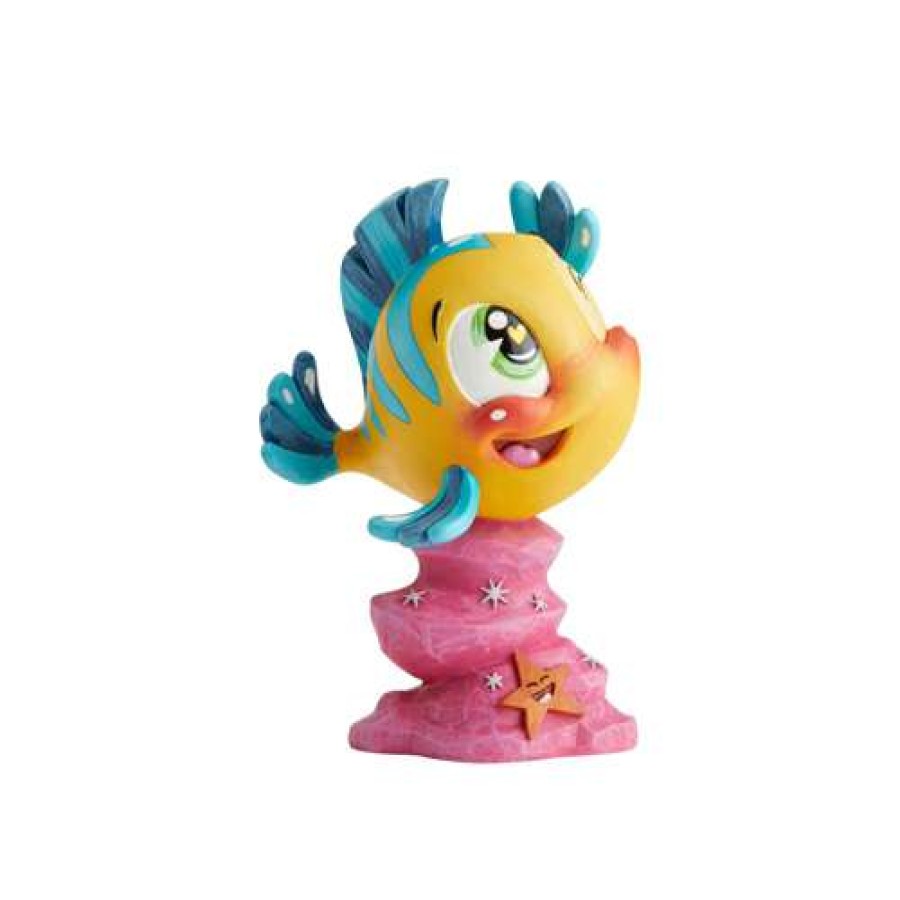 Figures & Figurines * | Disney World Of Miss Mindy The Little Mermaid Flounder Crazy Deals