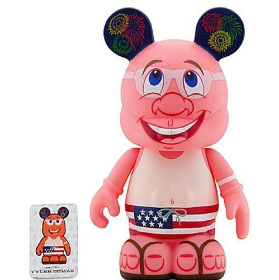 Figures & Figurines * | New Arrivals Disney Vinylmation 9 Figure Holiday Series 2 Independence Day