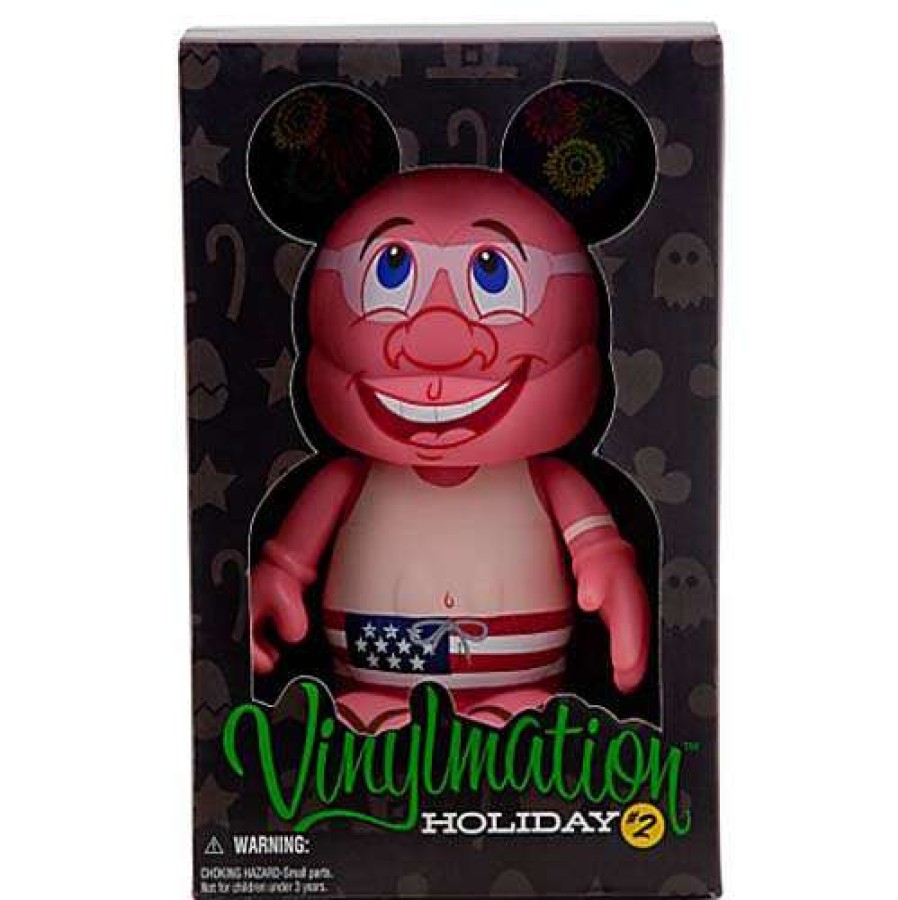 Figures & Figurines * | New Arrivals Disney Vinylmation 9 Figure Holiday Series 2 Independence Day