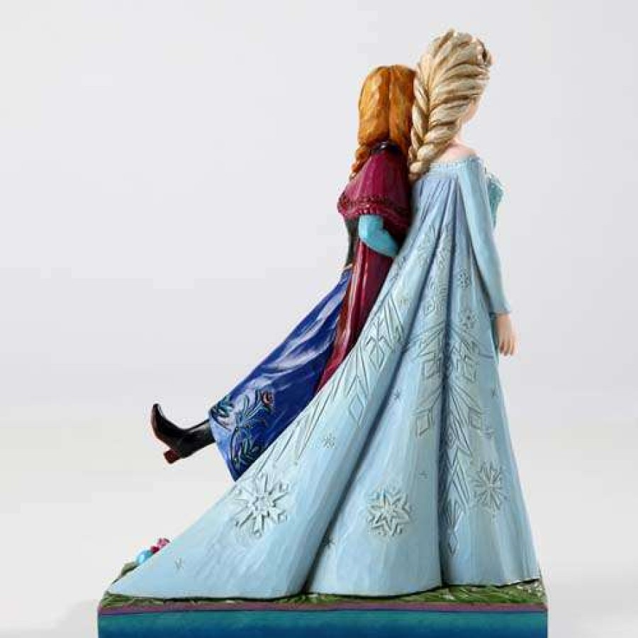 Figures & Figurines * | Disney Traditions By Jim Shore Anna And Elsa Sisters Forever Closeout Sale