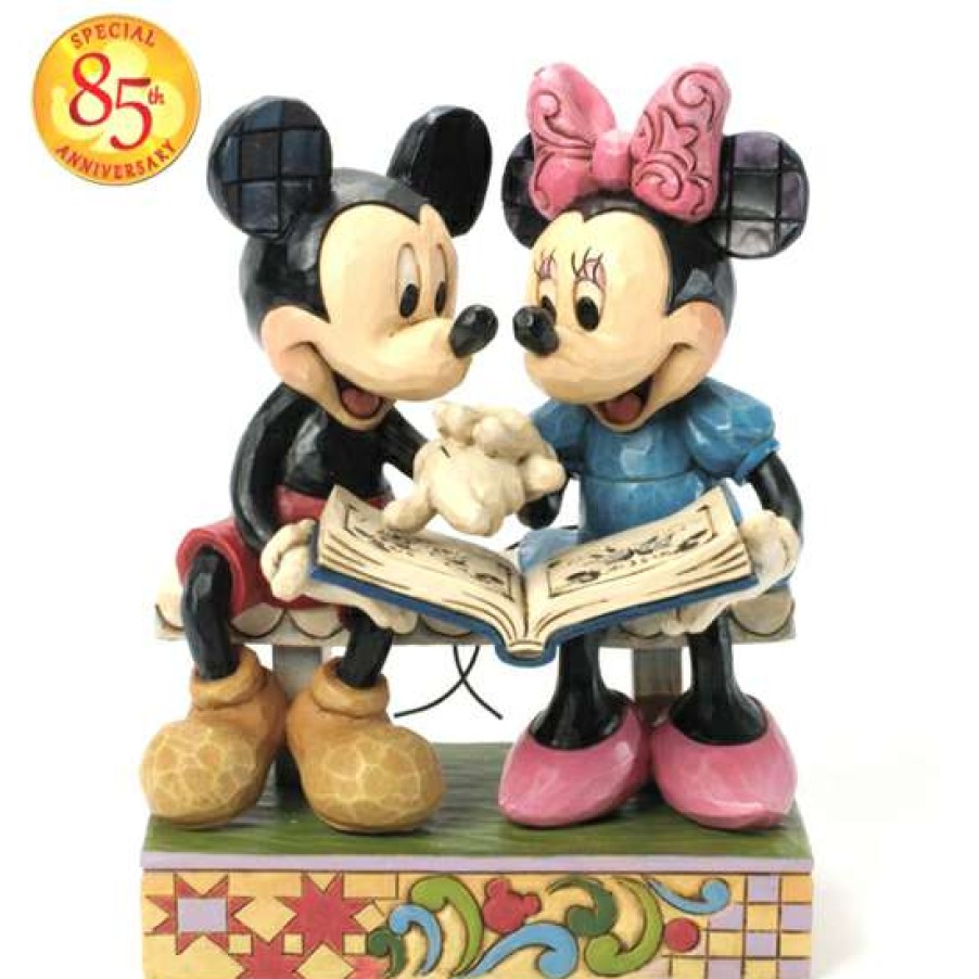 Figures & Figurines * | Top Selling Disney Traditions By Jim Shore Figurine Mickey & Minnie 85Th Ann.