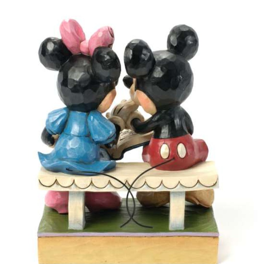 Figures & Figurines * | Top Selling Disney Traditions By Jim Shore Figurine Mickey & Minnie 85Th Ann.