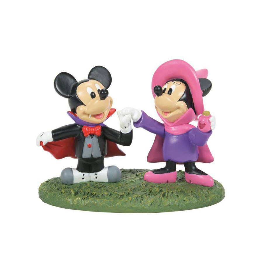 Figures & Figurines * | Disney Village Figure Mickey And Minnie'S Costume Fun Outlet