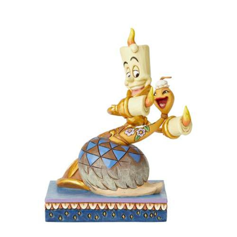 Figures & Figurines * | Disney Traditions Lumiere And Feather Duster Original